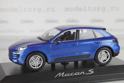 Porsche Macan S, 2013г. (синий металлик) *