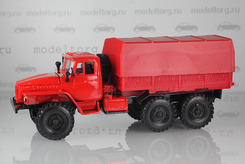 УРАЛ 4320 с тентом (красный)